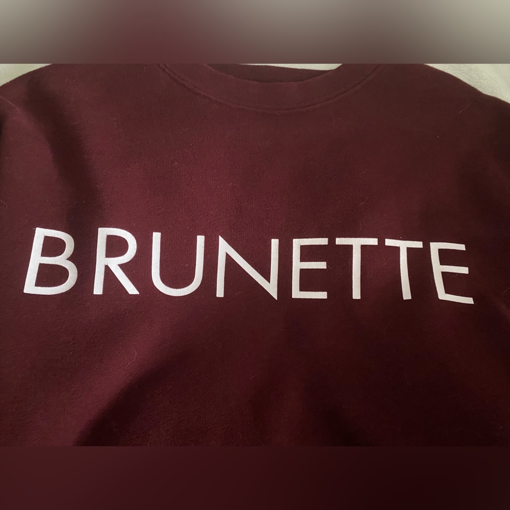 Brunette The Label crew neck, size S/M, worn once
